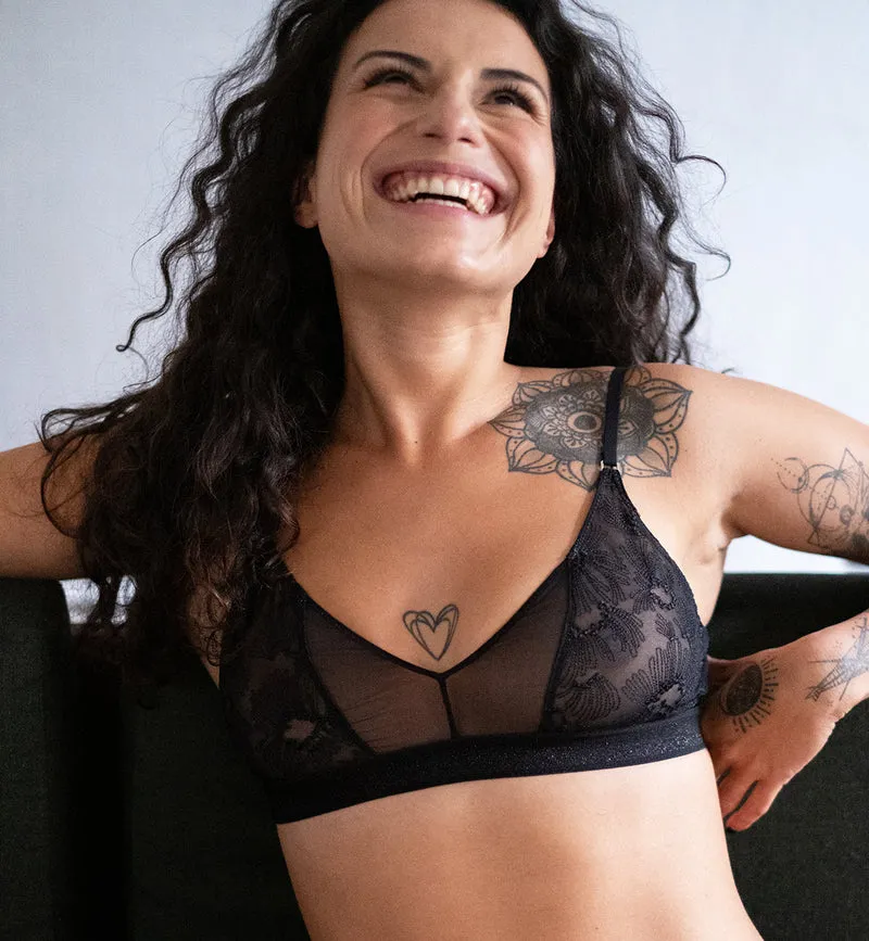 Brassière Le Crush - Noir Shadow
