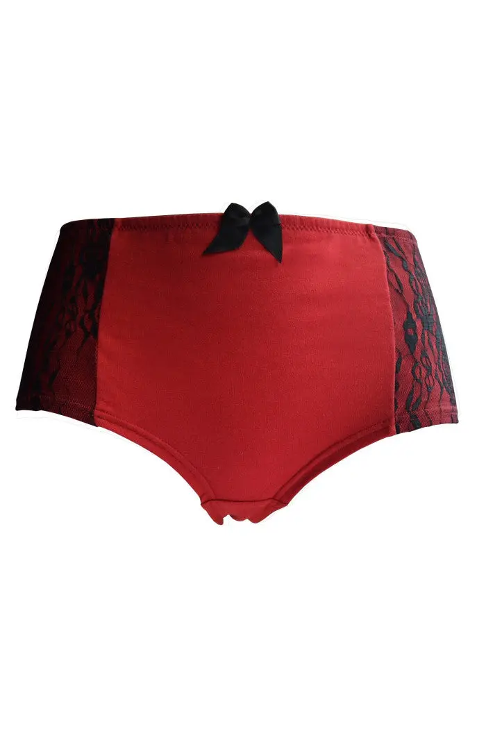 Boxer femme coton bio rouge - Boxer Sublime coton biologique