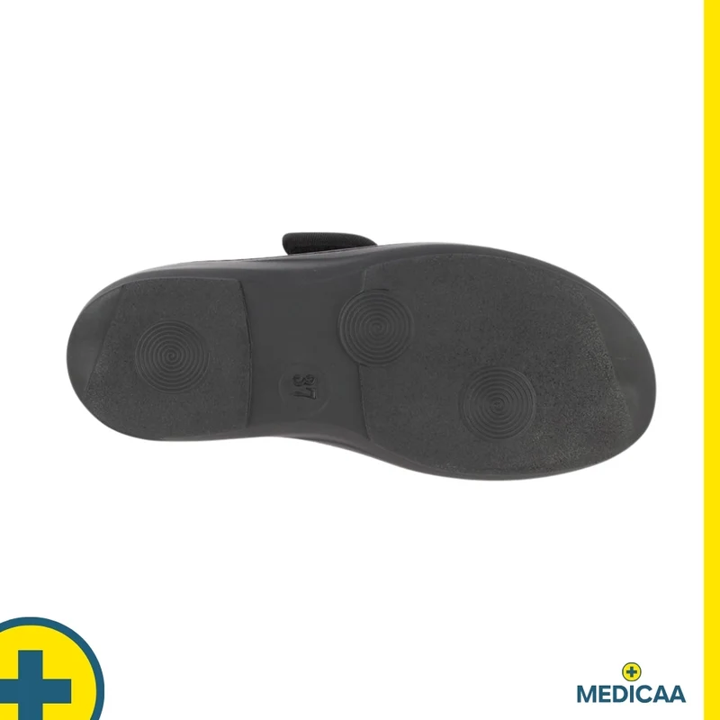 Chaussons Orthopédiques -(Donuts) - Mixte - Noir