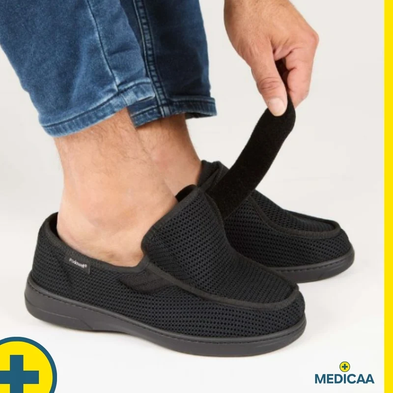 Chaussons Thérapeutiques - (Ando) - Mixte - Noir