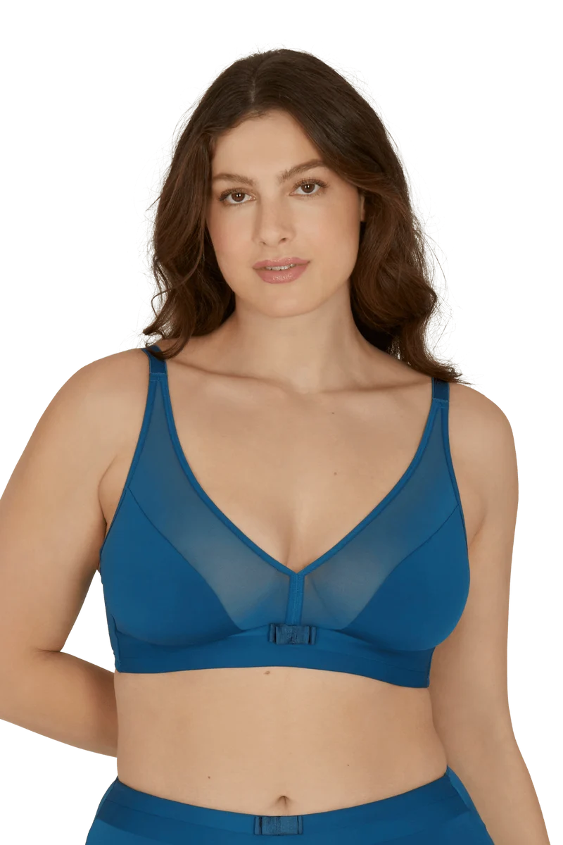 Soutien-gorge sans armatures Tulle Design - Océan