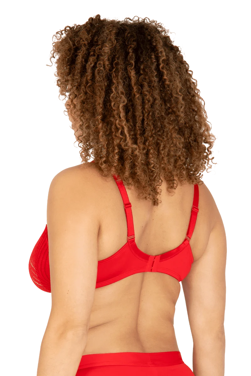 Soutien-gorge à armatures Muse - Rouge ardent