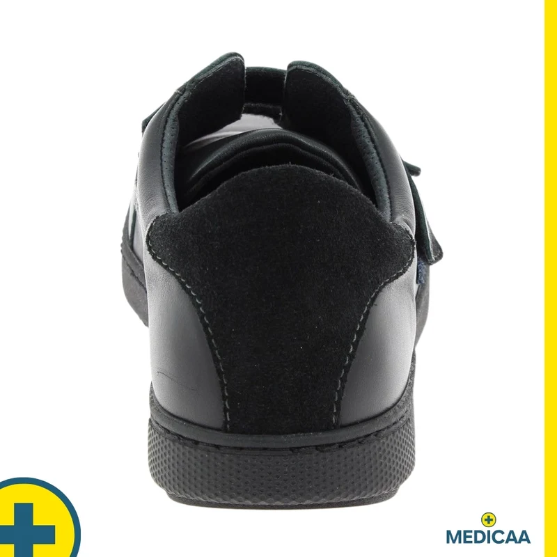 Baskets Orthopédiques - (Yves) - Homme - Noir