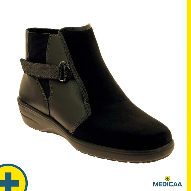 Bottines Orthopédiques - (Syrielle) - Femme - Chocolat