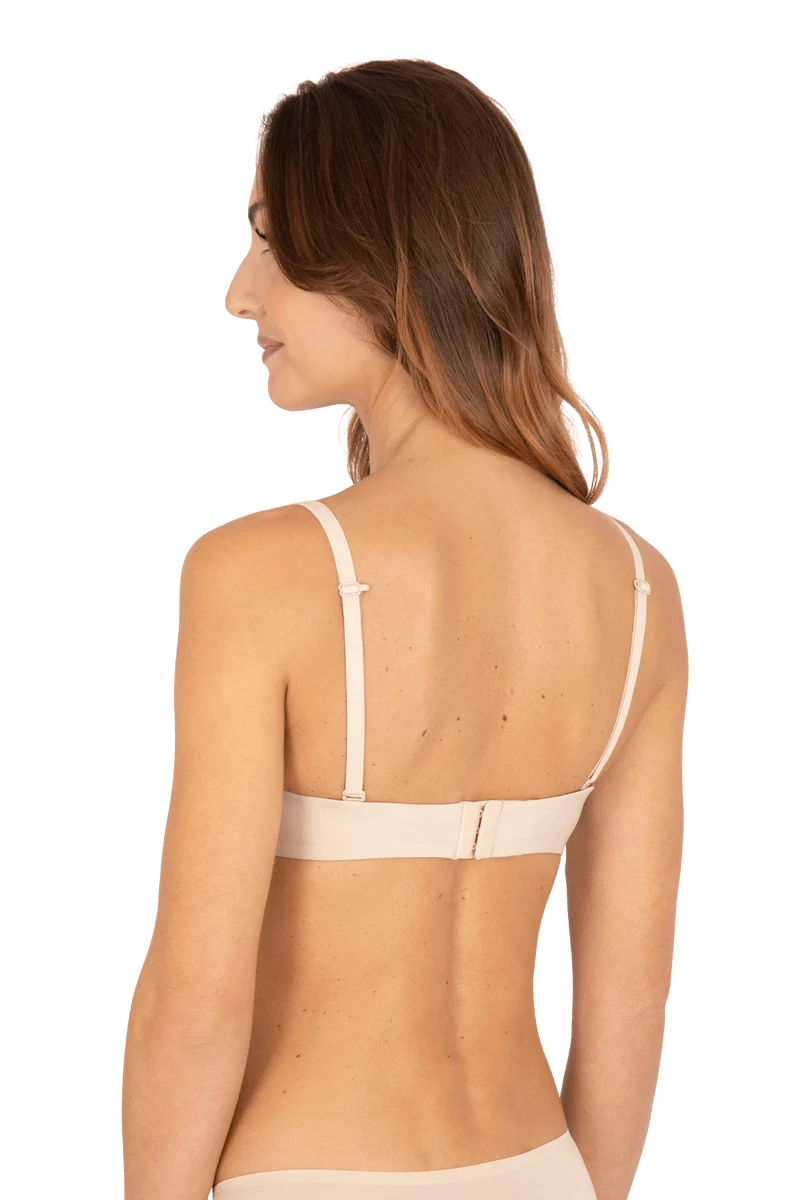 Soutien-gorge bandeau bretelles multipositions amovibles invisible Nuances - Nude