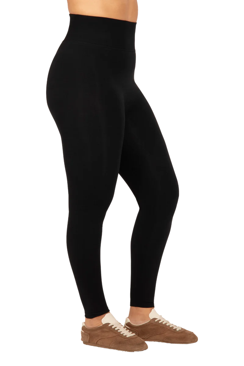 Legging Affinant Ultra-couvrant Ceinture Haute Mon Indispensable - Noir
