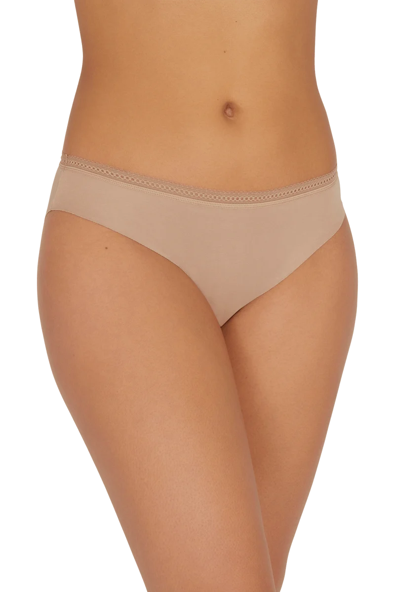 Lot de 3 Slips - Trio Invisible Modal - Taupe / noir / blanc