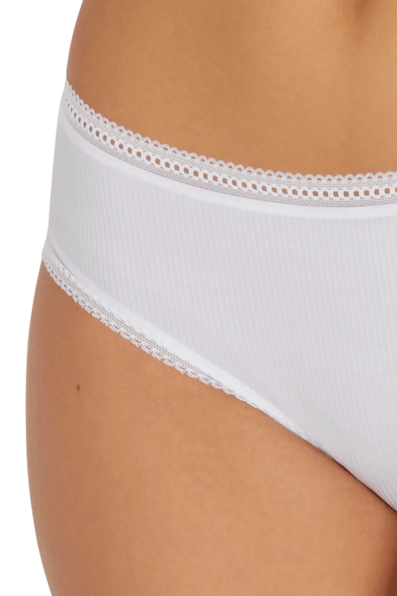 Duo Confort Modal Lot de 2 Slips - Blanc