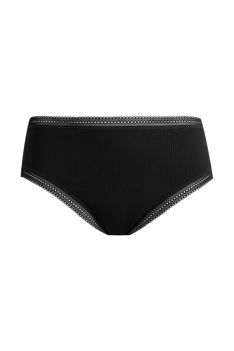 Duo Confort Modal Lot de 2 Slips - Noir