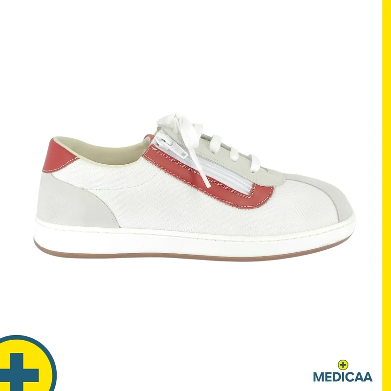 Baskets Confort - (Kira) - Femme - Blanc