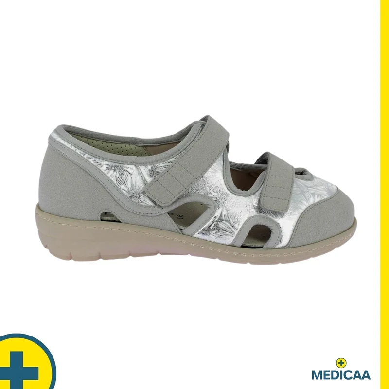 Sandales Orthopédiques - (Genny) - Femme - Argent
