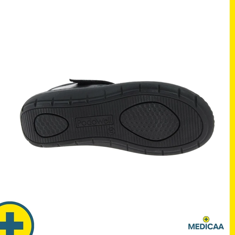 Sandales Orthopédiques - (Gaia) - Femme - Noir