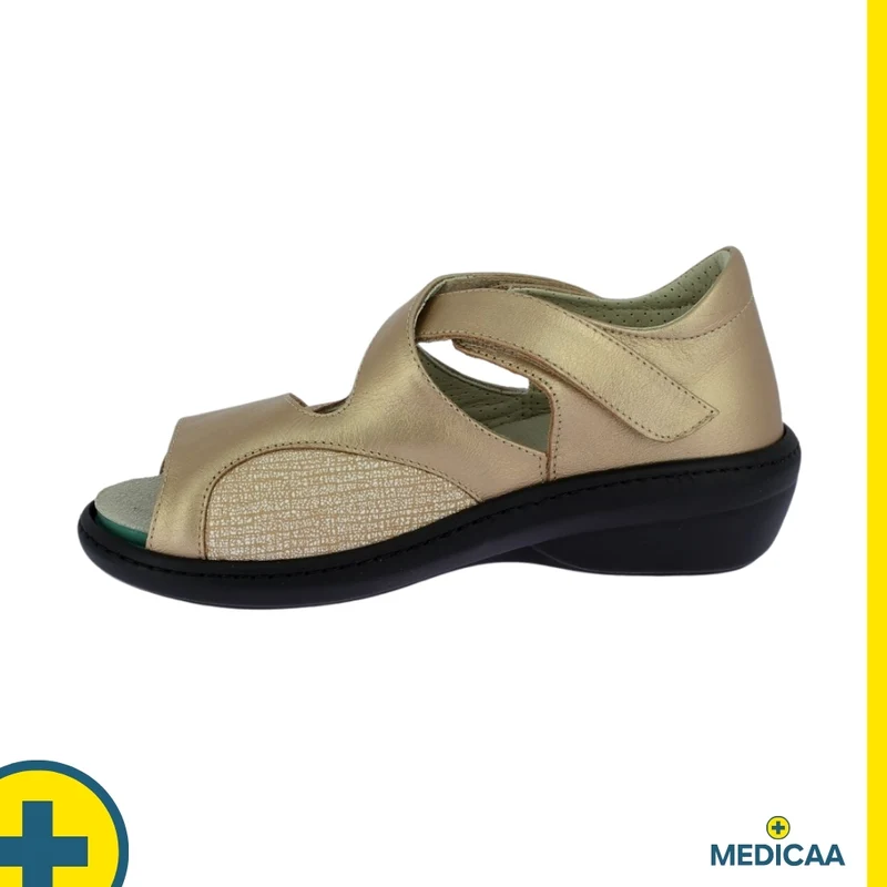 Sandales Orthopédiques - (Davina) - Femme - Or