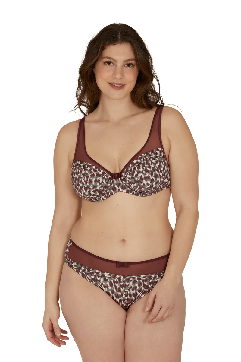 Soutien-gorge à armatures Tulle Design - Félin