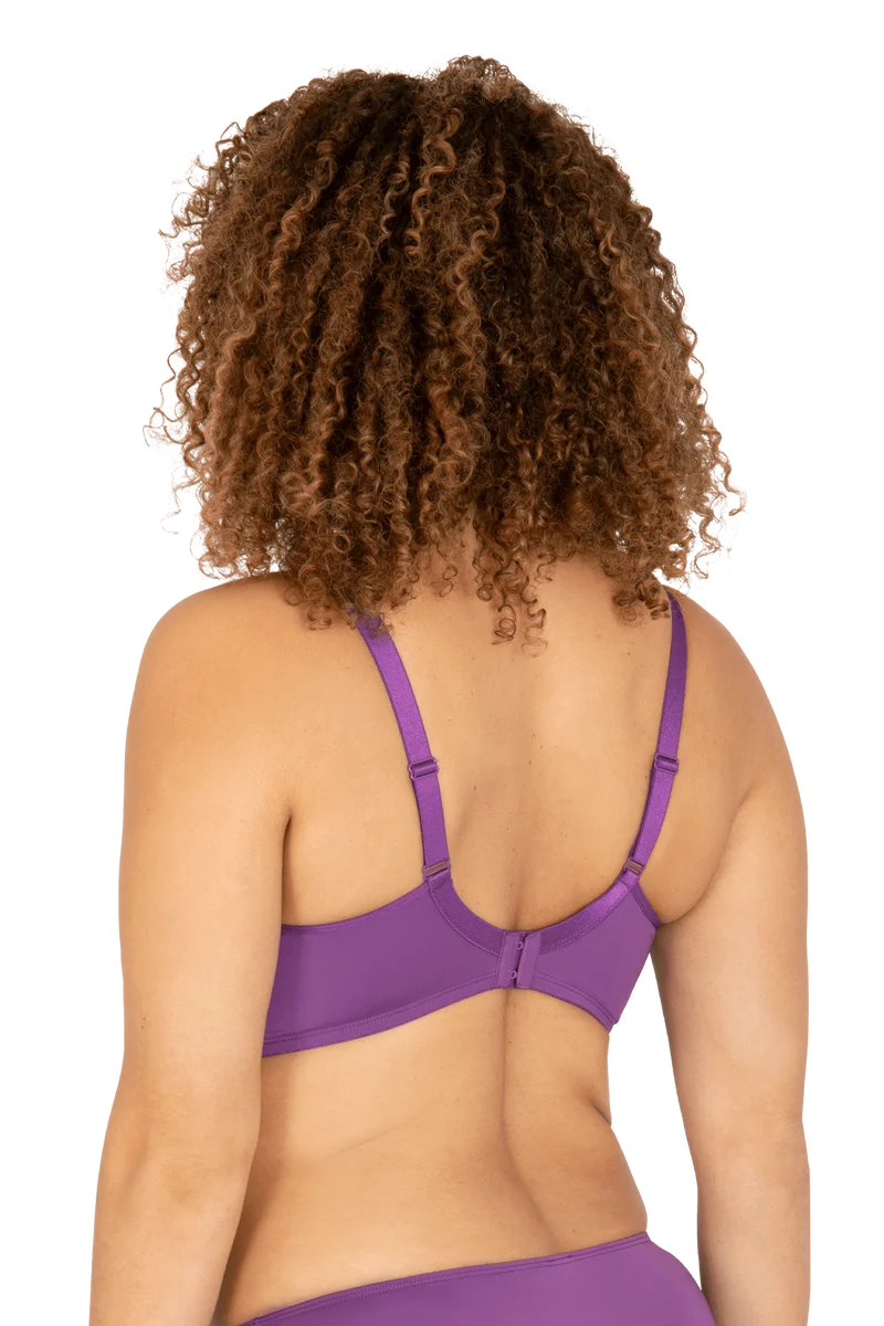 Soutien-gorge sans armatures Tulle Design - Violet