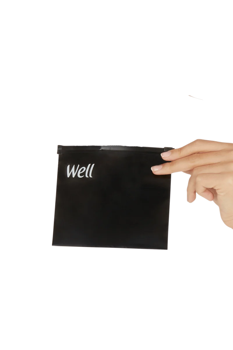 Pochette Change & Go - Culotte Menstruelle Intimement Well - Noir