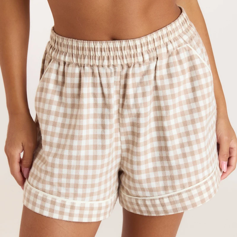 Short de Pyjama VIchy - Beige