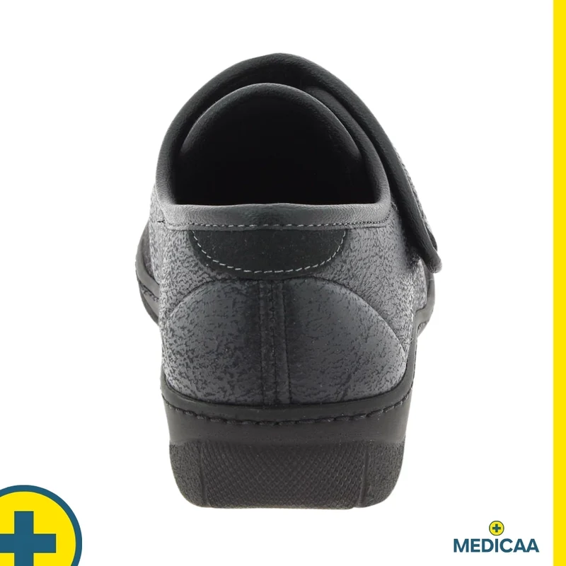 Chaussures à Bride Orthopédiques - (Manille) - Femme - Noir