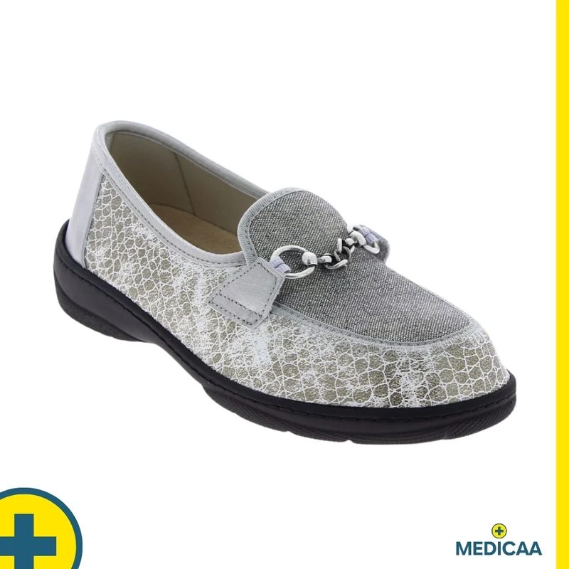Mocassins Orthopédiques - (Magik) - Femme - Argent