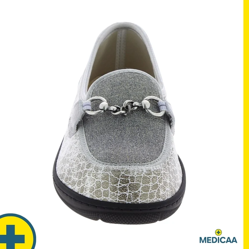 Mocassins Orthopédiques - (Magik) - Femme - Argent