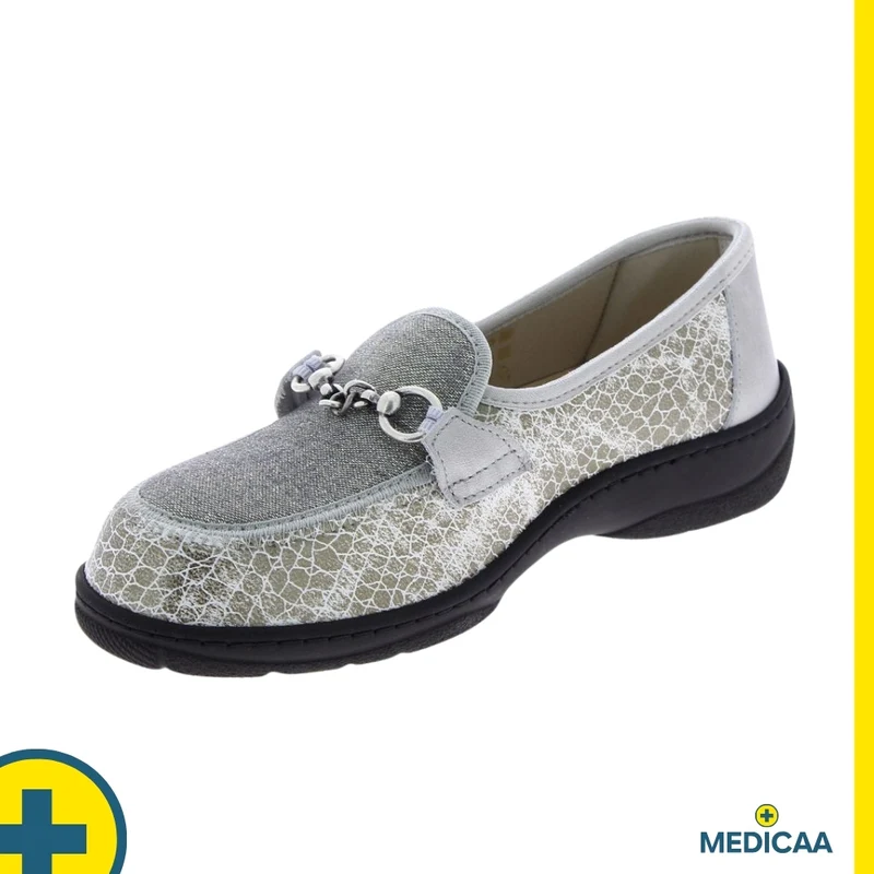 Mocassins Orthopédiques - (Magik) - Femme - Argent