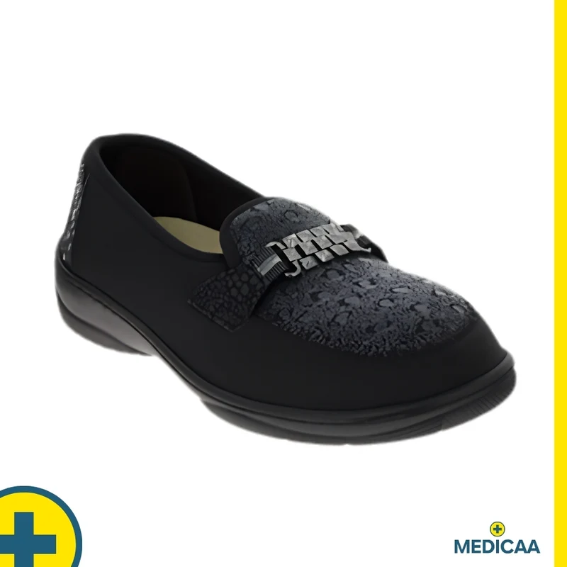 Mocassins Orthopédiques - (Magik) - Femme - Noir
