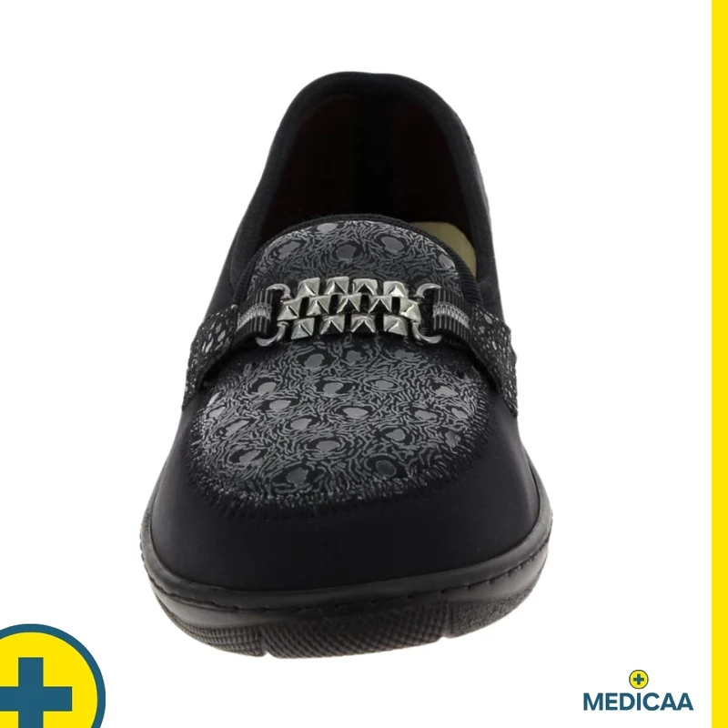 Mocassins Orthopédiques - (Magik) - Femme - Noir