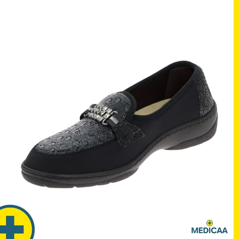 Mocassins Orthopédiques - (Magik) - Femme - Noir