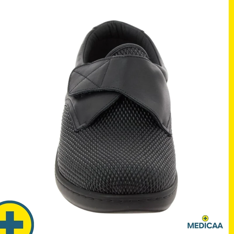 Chaussures à Bride Orthopédiques - (Alpes) - Mixte - Noir