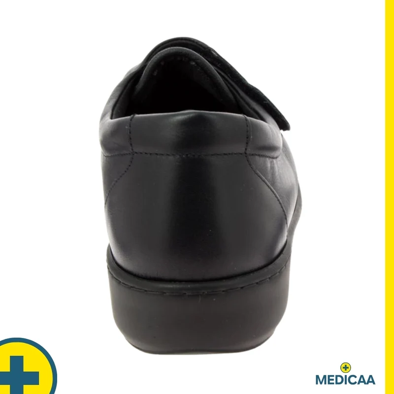 Chaussures à Bride Orthopédiques - (Alpes) - Mixte - Noir