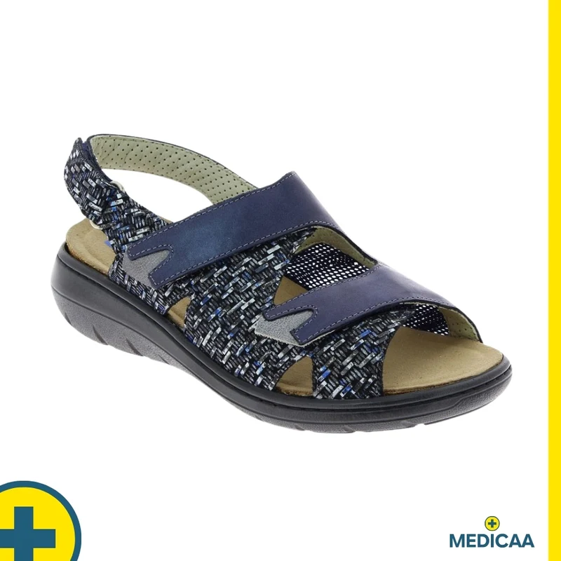 Sandales Confort - (Gina) - Femme - Navy