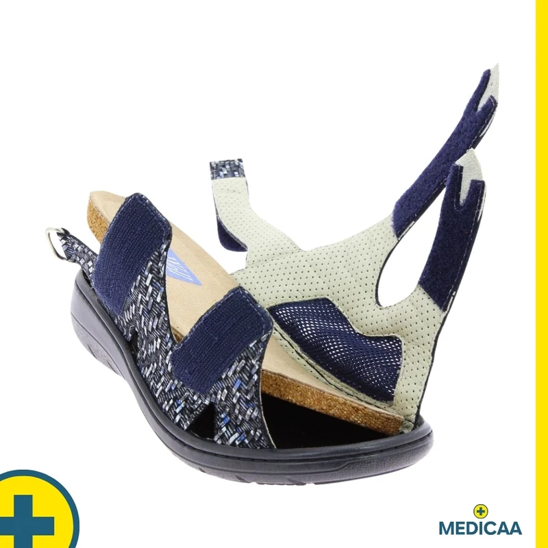 Sandales Confort - (Gina) - Femme - Navy