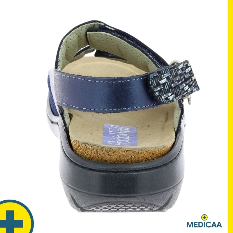 Sandales Confort - (Gina) - Femme - Navy