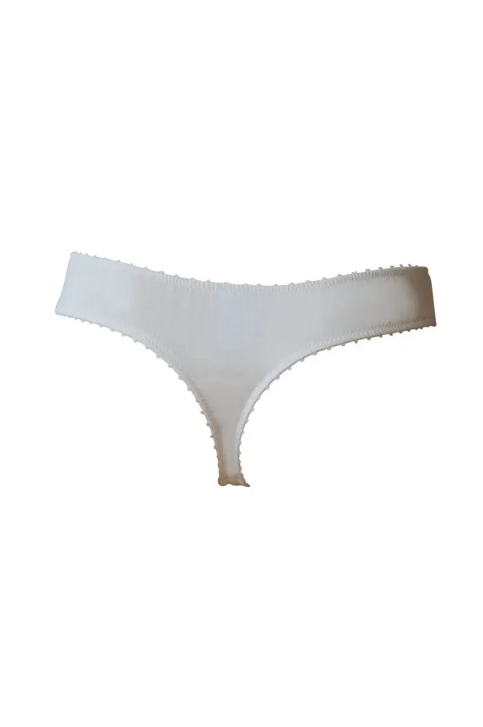 String Claudine ecru en coton biologique