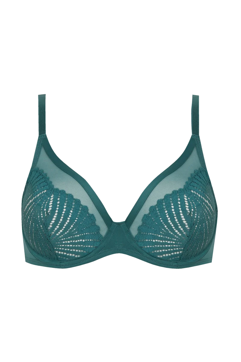 Soutien-gorge à armatures Muse - Vert paon