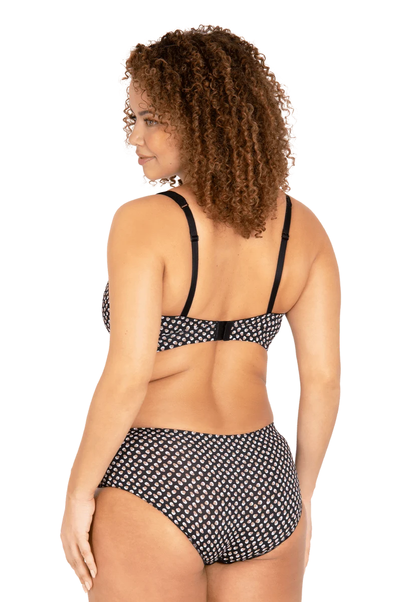 Soutien-gorge foulard sans armatures en dentelle et en microfibre L'irrésistible - Bulles