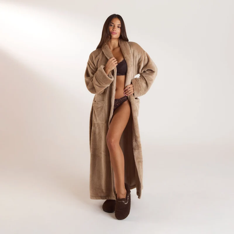 Peignoir Long - Beige