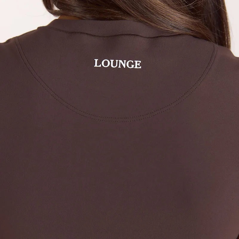 T-shirt à Manches Courtes ContourSoft™ - Chocolat Noir