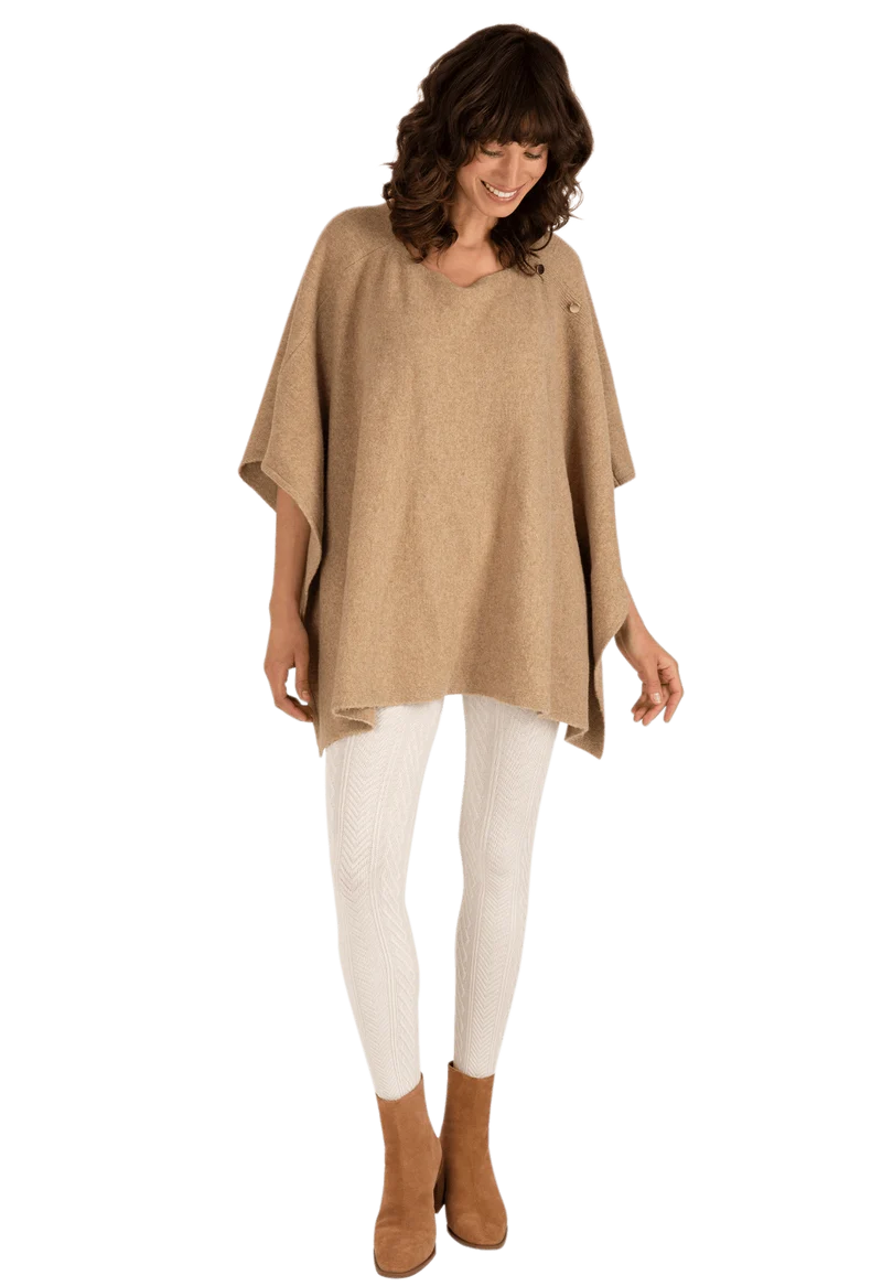 Collant Torsades et Chevrons 200D Allure d'Hiver - Vanille