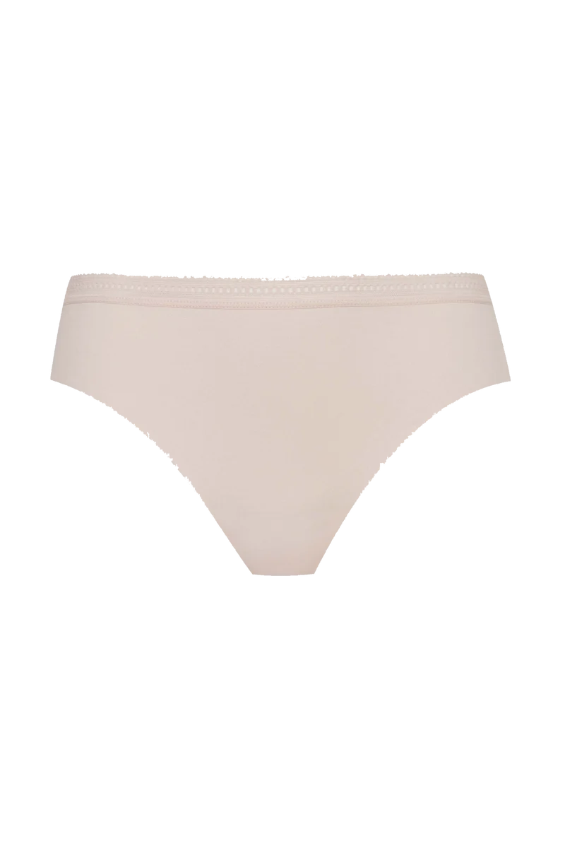 Lot de 3 Slips - Trio Invisible Modal - Rouge ardent / poudre / noir