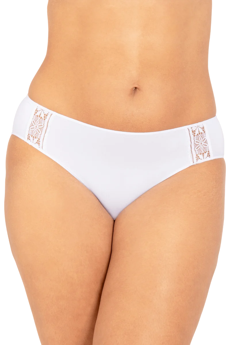 Lot de 2 Slips - Duo Florentin - Rose bonbon / blanc