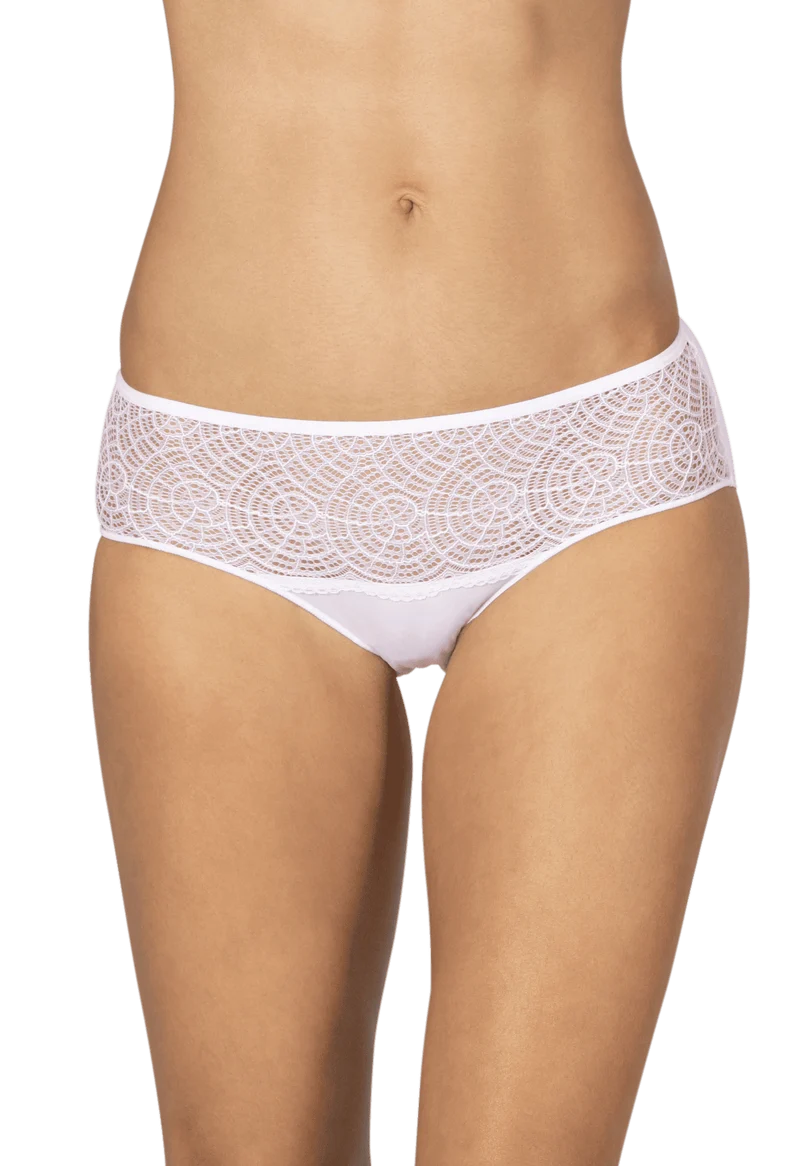Lot de 3 Slips - Trio Dentelle Micro - Blanc