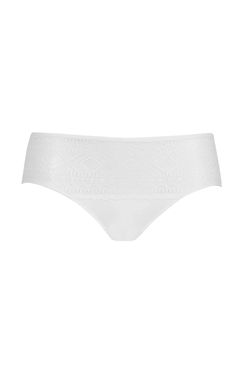 Lot de 3 Slips - Trio Dentelle Micro - Blanc