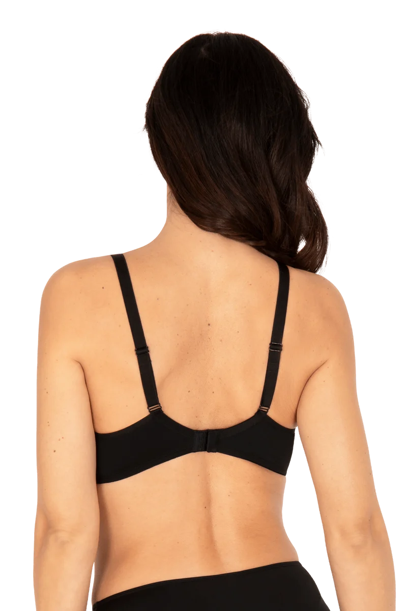 Soutien-gorge sans armatures Tulle Design - Noir