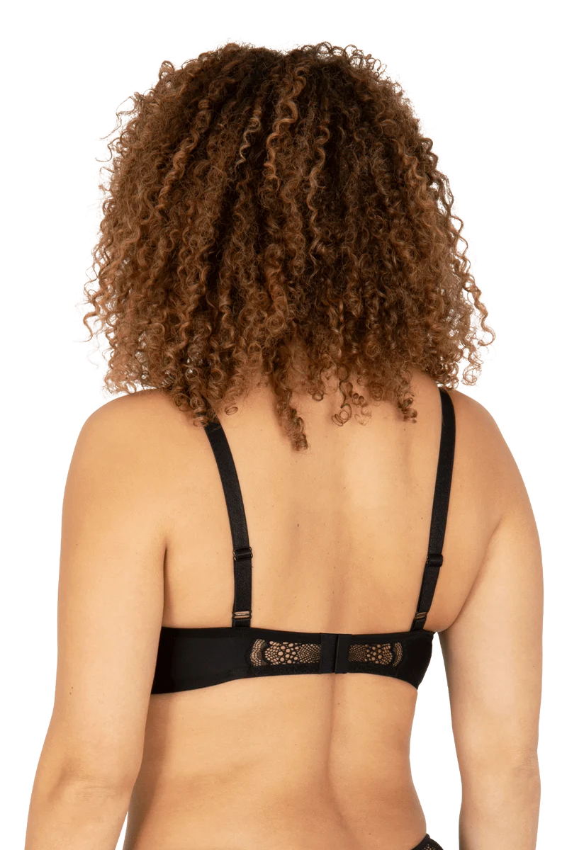 Soutien-gorge à coques Idylle - Noir