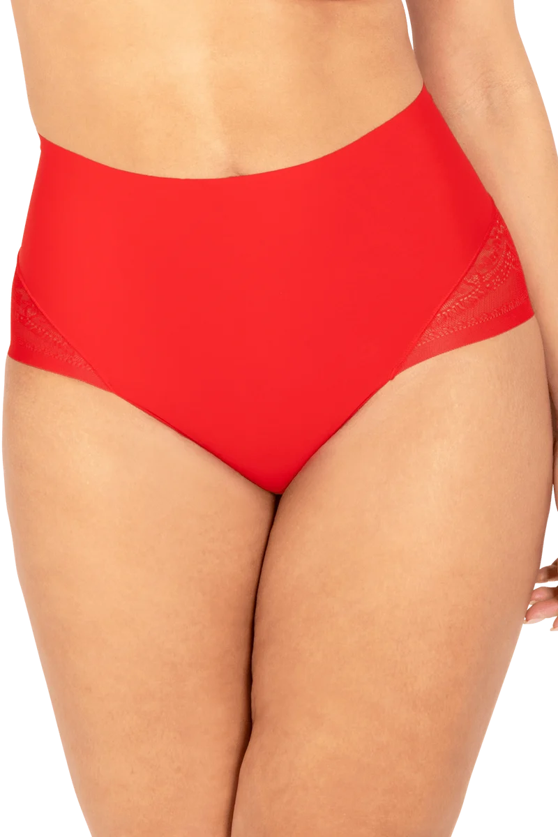 Culotte Dentelle Invisi Galbe - Rouge ardent