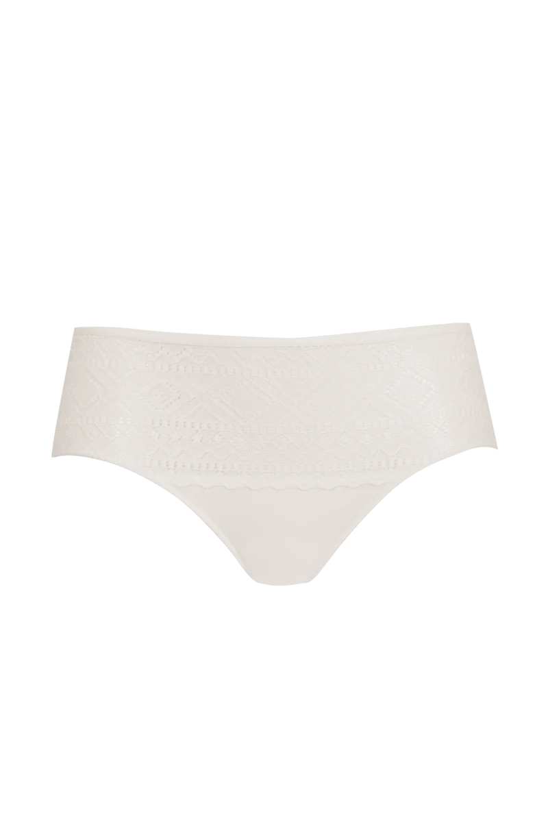 Lot de 3 Slips - Trio Modal - Vert paon / noir / soie