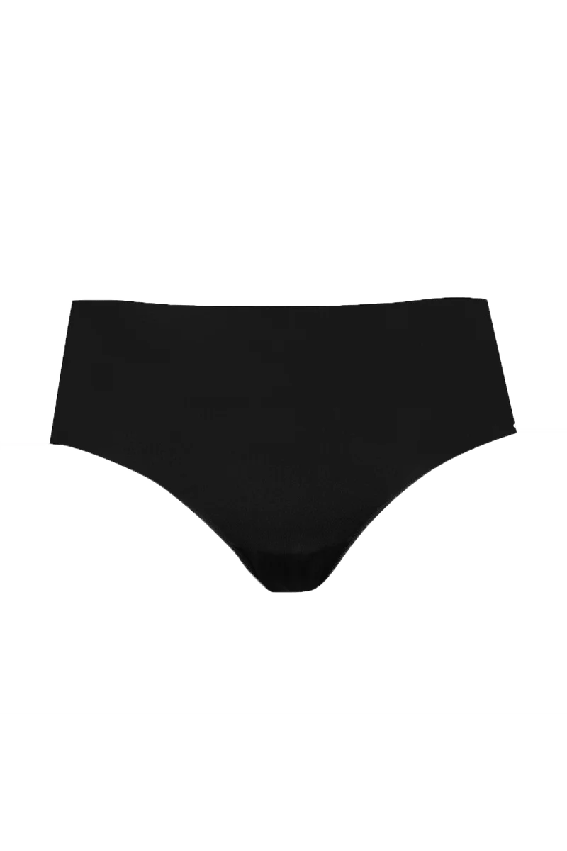 Lot de 3 Slips - Trio Modal - Vert paon / noir / soie