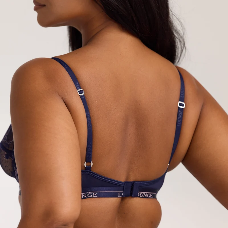 Soutien-gorge Blossom Bicolore - Bleu Marine