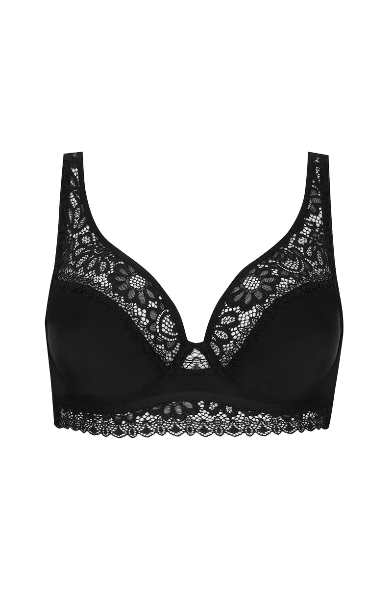 Soutien-gorge à armatures dentelle Well Allure L'Elégante - Noir